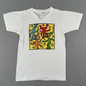 Vtg 80s Keith Haring Shirt Small Heritage Of Pride Short Sleeve Single‎ Stitch